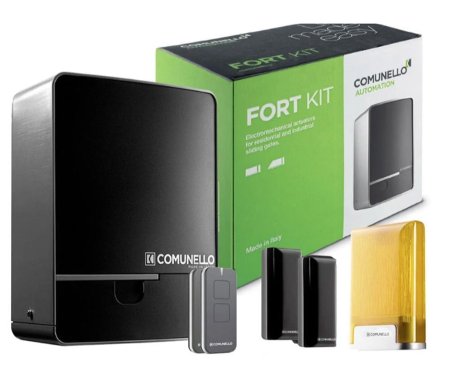 Kit automatizare poarta culisanta Comunello Fort 400 24V – GKFT040ELB000A