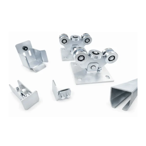 Kit poarta autoportanta 500 kg: 2 carucioare 25-240/S