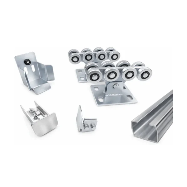 Kit poarta autoportanta 350 kg :2 carucioare 25-241